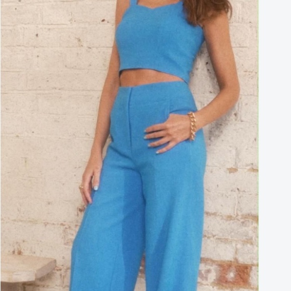 Lulus Enticing Endeavor Two Piece Jumpsuit Womenn Size S NWT